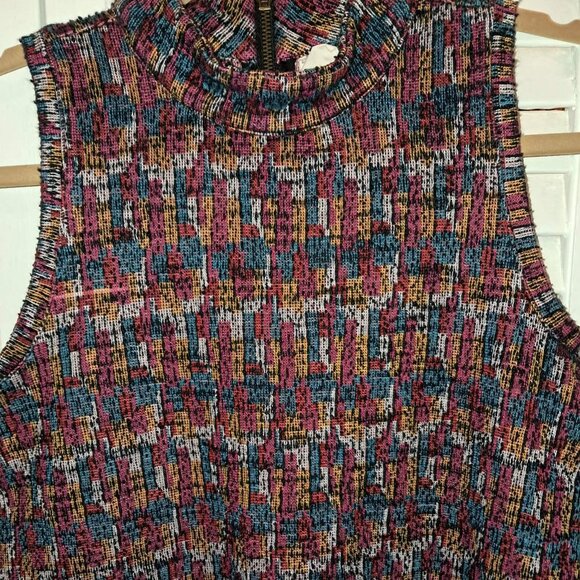 ANTHROPOLOGIE BY AKEMI & KIN PETRA MOCK NECK CUELLO TOP XS - Picture 6 of 7